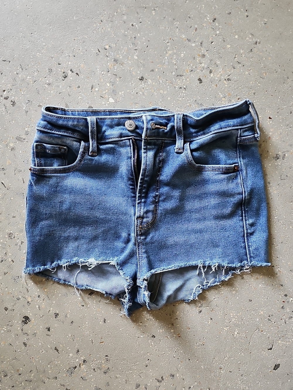 Women’s Old Navy Rockstar Skinny Denim Frayed Hem Shorts Size 2